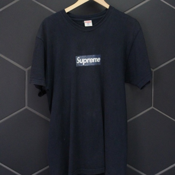 Supreme Other - Used! Supreme Yankee Box Logo "Navy" Size Large